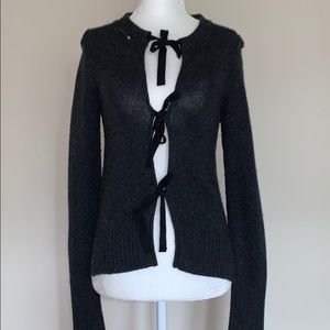 prada cashmere ribbon sweater